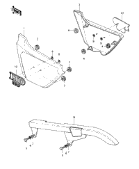 Side Covers/Chain Cover ('80-'81 C1/C2)