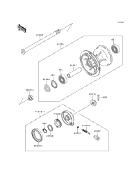 Front Hub (Kdx200-E5/E6)