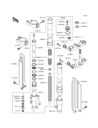 Front Fork (Kdx200-E5/E6)