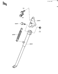 Stand ('84 Kx250-C2)