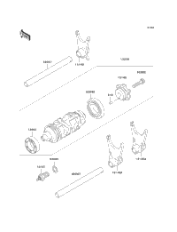 Gear Change Drum/Shift Fork(S)