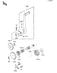 Kickstarter Mechanism ('84 Kx80-E2)