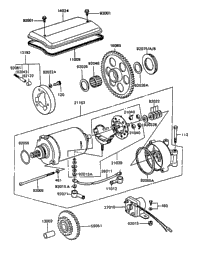 Starter Motor (Kz1000-P6/P7/P8)