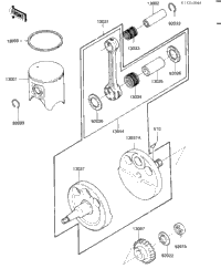 Crankshaft/Piston ('84 A2)