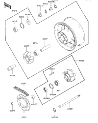 Rear Wheel/Hub/Chain