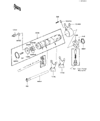 Gear Change Drum & Forks