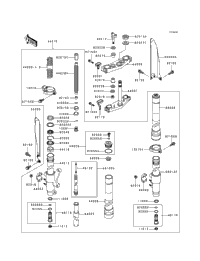 Front Fork (Kx500-E6/E7)
