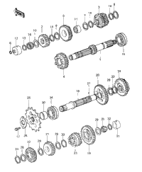Transmission ('80-'81 C1/C2)