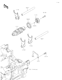 Gear Change Drum/Shift Fork(S) 2