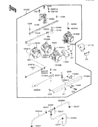 Throttle Assy (Zx750-E2)