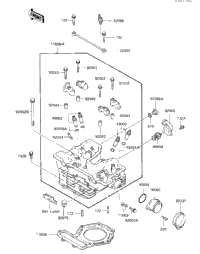 Cylinder Head (-E/No. 011776)