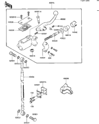 Front Master Cylinder ('84 A2)
