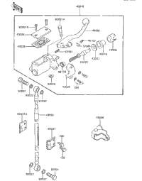 Front Master Cylinder ('85 Kx80-E3)