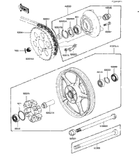 Rear Wheel/Hub/Chain