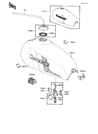 Fuel Tank ('82-'83 Ke175-D4/D5)