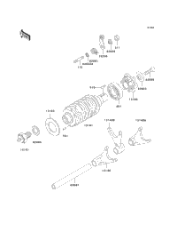 Gear Change Drum/Shift Fork(S)