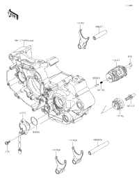 Gear Change Drum/Shift Fork(S)