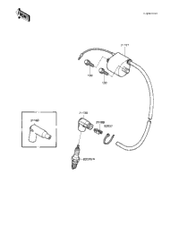 Ignition Coil ('83 Kx250-C1)
