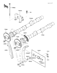 Camshafts/Chain/Tensioner