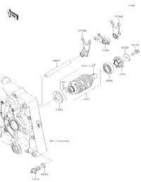Gear Change Drum/Shift Fork(S)