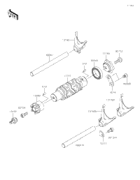 Gear Change Drum/Shift Fork(S)