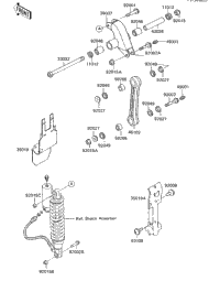 Rear Suspension ('85 Kx80-E3)