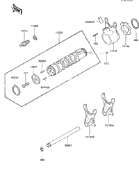 Gear Change Drum & Forks