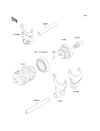 Gear Change Drum/Shift Fork(S)