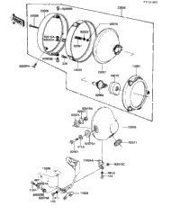 Headlight ('82-'83 C3/C4)