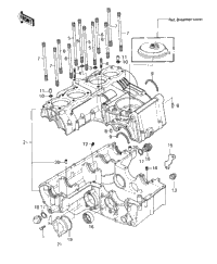 Crankcase ('80-'81 C1/C2)