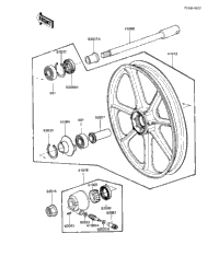 Front Wheel/Hub (Kz1100-D2)