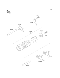 Gear Change Drum/Shift Fork(S)