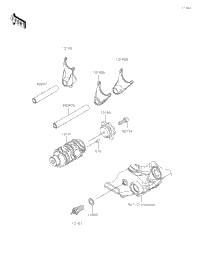 Gear Change Drum/Shift Fork(S)