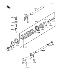 Gear Change Drum/Shift Fork(S)