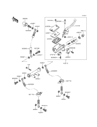 Front Master Cylinder (Zr550-B3/B4)