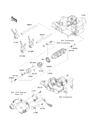 Gear Change Drum/Shift Fork(S)