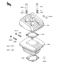 Cylinder Head/Cylinder ('82-'83 A9/A10)