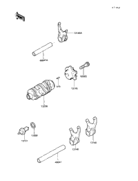 Change Drum/Shift Fork