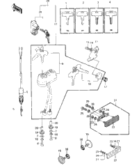 Ignition Switch/Locks/Reflectors ('80-'8