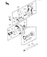 Front Hub/Brake ('82-'83 A9/A10)