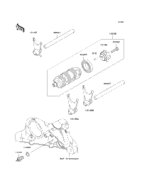 Gear Change Drum/Shift Fork(S)