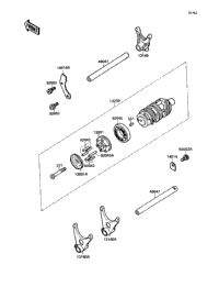 Gear Change Drum/Shift Fork(S)