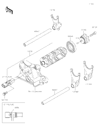 Gear Change Drum/Shift Fork(S)