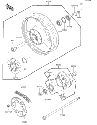 Rear Wheel/Hub/Chain