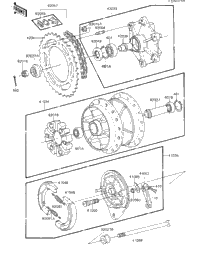 Rear Hub/Brake/Chain