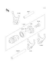 Gear Change Drum/Shift Fork(S)