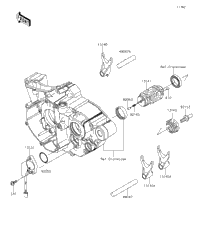 Gear Change Drum/Shift Fork(S)