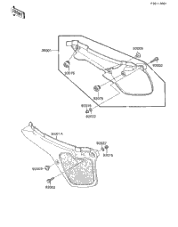 Side Covers ('85 Kx80-E3)