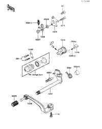 Gear Change Mechanism ('83 A1)