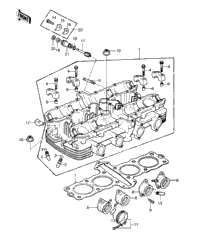 Cylinder Head ('80-'81 C1/C2)